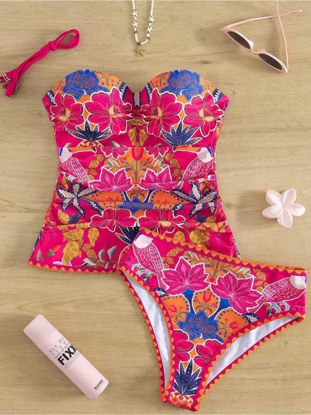 🆕 Cute Floral Two Piece Tankini Swim Set (READ DESCRIPTION)